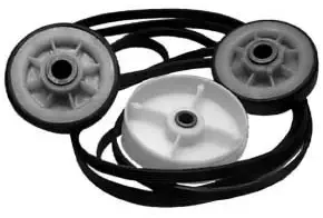 newlifeapp DRYER REPAIR KIT, ROLLER BELT PULLEY(Two Rollers Y303373,One Pulley 6-3037050, One Belt Y312959) Replacement For Maytag