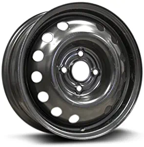 RTX, Steel Rim, New Aftermarket Wheel, 14x5.5, 4-100, 57.1, 45, black finish X99148N