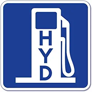 G66-22G (CA) Hydrogen Fuel Sign - 18x18