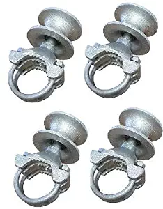 Rolling Cantilever Slide Gate Mini Roller Hardware Set, For 2-3/8" post, 1-5/8" Chain Link Fence Gate Frame.