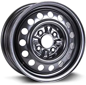 RTX, Steel Rim, New Aftermarket Wheel, 15X6, 4X114.3, 67.1, 45, black finish X99103N