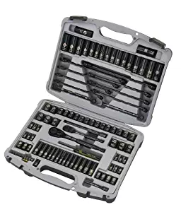 Stanley 92-839 Black Chrome and Laser Etched Socket Set, 99-Piece