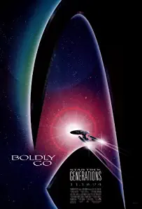 Star Trek: Generations Movie Poster (27 x 40 Inches - 69cm x 102cm) (1994) Style B -(William Shatner)(Patrick Stewart)(Malcolm McDowell)(Whoopi Goldberg)(Jonathon Frakes)(Brent Spiner)