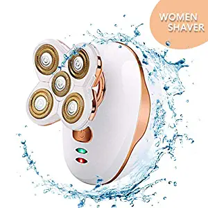 [2019 Upgraded]Women's Leg Shaver Hair Remover,Ladies Painless Razor Shaver Electric Trimmer for Body Underarms Bikini Waterproof Cordless As Seen On TV