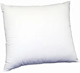 MoonRest Square Premium Hypoallergenic Polyester Microfiber Stuffer Pillow Insert Form for Decorative Throw Pillow, Cushion Cover with Hidden Zipper for Couch Bed Sofa, Solid Soft 17 X 17