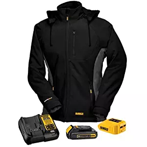 DEWALT DCHJ066C1-XS 20V/12V MAX Women's Heated Jacket Kit, Black, X-Small