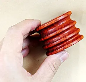 WellieSTR 1 Pieces Yo Yo Leather burnisher,leather tool,cocobolo slicker