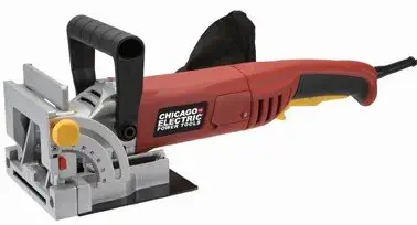 4" Plate Joiner 120 volts, 6 amps, 10,000 RPM, 60 Hz, single phase; Includes carbide tipped blade and arbor wrench