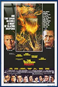 The Towering Inferno - Framed Movie Poster/Print (Size: 27 inches x 40 inches)