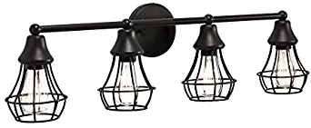 Kichler Lighting 4-Light Bayley Olde Bronze Standard Bathroom Vanity Light