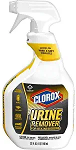 Clorox Urine Remover for Stains and Odors, Spray Bottle, 32 Ounces