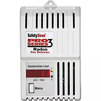 Safety Siren Pro Series3 Radon Gas Detector - HS71512 by Family Safety Products, Inc.