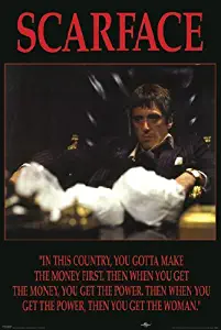 SCARFACE POSTER You Gotta Make the Money First RARE HOT NEW 24x36 by HSE