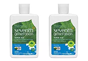 Seventh Generation Rinse Aid Free and Clear - 8 fl oz, Packaging May Vary (Pack of 2)