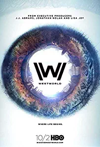 Westworld (T.V.) Movie POSTER 27 x 40 Anthony Hopkins, Evan Rachel Wood, A, MADE IN THE U.S.A.