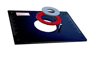 Rousseau 3509 9-Inch x 12-Inch x 3/8-Inch Deluxe Router Base Plate