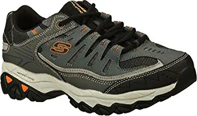 Skechers Men's Afterburn Memory-Foam Lace-up Sneaker