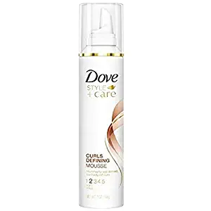 Dove STYLE+care Curls Defining Mousse, Soft Hold 7 oz ( Pack of 3)