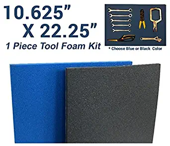 5S Lean Tool Box Foam Organizers 1/2 INCH Thick (1 Piece) (10.625
