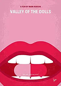 Imagekind Wall Art Print Entitled No945 My Valley of The Dolls Minimal Movie Poster by Chungkong Art | 11 x 15