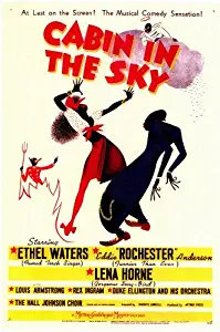 Cabin in the Sky Movie Poster (11 x 17 Inches - 28cm x 44cm) (1943) Style A -(Ethel Waters)(Eddie Anderson)(Lena Horne)(Rex Ingram)(Louis Armstrong)(Duke Ellington)