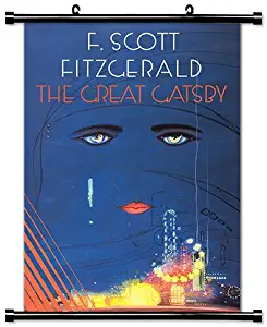 The Great Gatsby (F. Scott Fitzgerald) Fabric Wall Scroll Poster (16 x 23) Inches