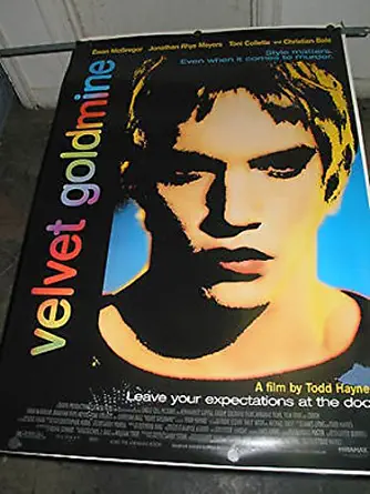 VELVET GOLDMINE / ORIGINAL U.S. ONE-SHEET MOVIE POSTER (EWAN MCGREGOR)