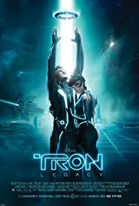 TRON LEGACY MOVIE POSTER 2 Sided ORIGINAL MINI SHEET 18.5x27 JEFF BRIDGES