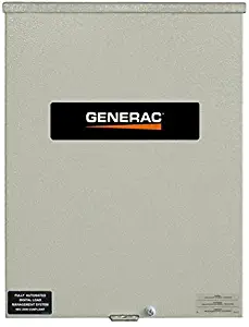 Generac RXSC100A3 100 Amp 120/240 Single Phase NEMA 3R Smart Transfer Switch for Standby Generators