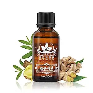 Ginger Oil Essential Massage Scrubbing Oil 100% For Men & Women Promote Blood Circulation Relieve Muscle Soreness Pure Natural