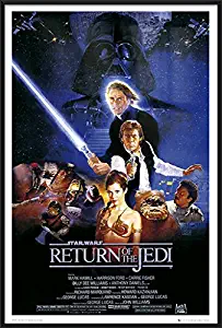 Star Wars: Episode VI - Return of The Jedi - Framed Movie Poster/Print (Regular Style) (Size: 24 inches x 36 inches)