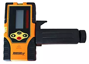 Johnson Level and Tool 40-6715 Two-Sided Laser Detector with Clamp