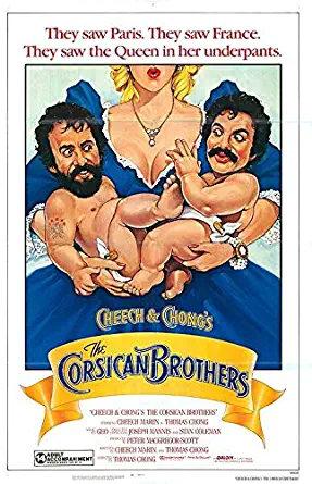 Cheech And Chong The Corsican Brothers - Authentic Original 27x40 Folded Movie Poster