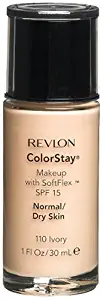 Revlon ColorStay Makeup with SoftFlex, Normal/Dry Skin, Ivory 110, 1 Ounce