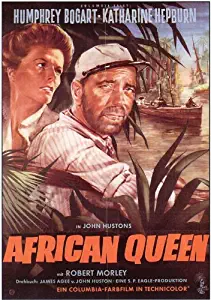 The African Queen POSTER Movie (11 x 17 Inches - 28cm x 44cm) (1951) (German)