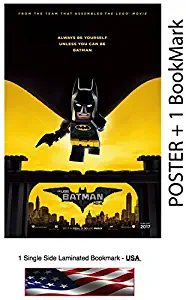 The Lego Batman Movie Poster 24 x 36 Inches (Glossy Photo Paper) - Will Arnett