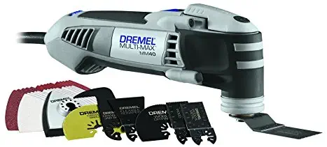 Dremel MM40-06 Multi-Max 3.8-Amp Oscillating Tool Kit with Quick-Lock Accessory Change Interface and 36 Accessories