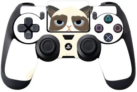 Funny Cat Sad Cat PS4 DualShock4 Controller Vinyl Decal Sticker Skin