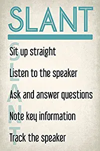 Keep Calm Collection S.L.A.N.T, Classroom Motivational Poster