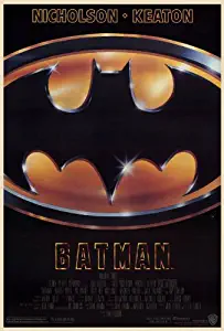 Batman Movie Poster (27 x 40 Inches - 69cm x 102cm) (1989) -(Michael Keaton)(Jack Nicholson)(Kim Basinger)(Robert Wuhl)(Tracey Walter)(Billy Dee Williams)