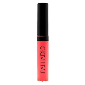 Palladio Lip Gloss, Bubble Gum, Non-Sticky Lip Gloss, Contains Vitamin E and Aloe, Offers Intense Color and Moisturization, Minimizes Lip Wrinkles, Softens Lips with Beautiful Shiny Finish