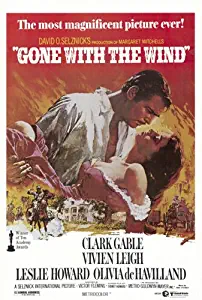 Pop Culture Graphics Gone with The Wind 27x40 Movie Poster