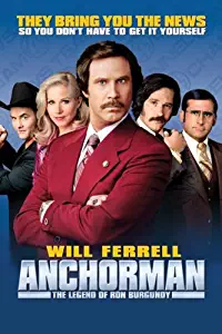 Pyramid America Anchorman-Will Ferrell, Movie Poster Print, 24 by 36-Inch