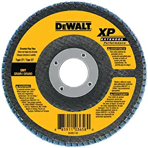 DEWALT DW8254 4-1/2-Inch by 5/8-Inch-11 40g XP Flap Disc