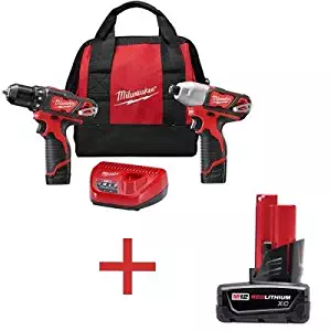 M12 12-Volt Lithium-Ion Cordless Drill Driver/Impact Driver Combo Kit (2-Tool) with Free M12 XC Battery Pack