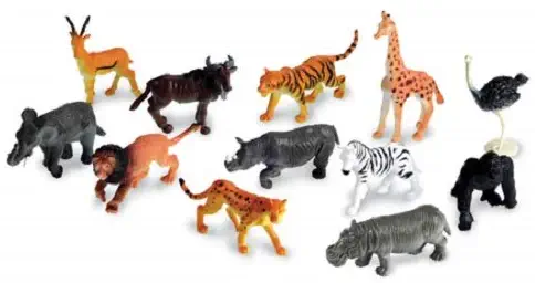 Learning Resources Jungle Animal Counters, Set of 60, 12 Animals, Ages 5+