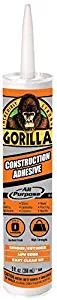 Gorilla 8005201 Construction Adhesive, 6-Pack, White, 6 Piece