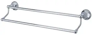 Kingston Brass BA4813C Metropolitan Double Towel Bar, Polished Chrome