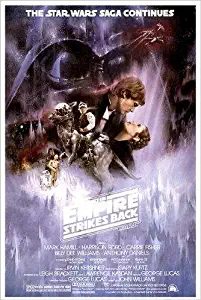 Buyartforless Star Wars The Empire Strikes Back 36x24 Movie Art Print Poster Harrison Ford Mark Hamill Carrie Fisher Billy Dee Williams George Lucas