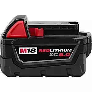 Milwaukee 48-11-1850 M18 Redlithium 5.0Ah Bat Pack